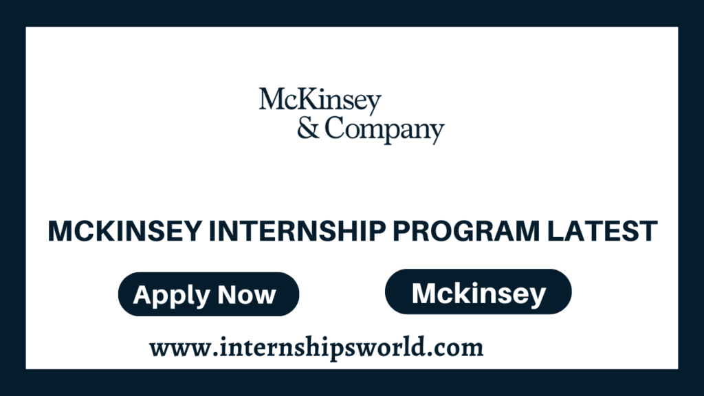 Mckinsey Internship Program