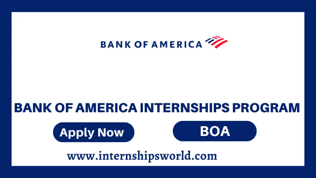 Bank Of America Internships Program