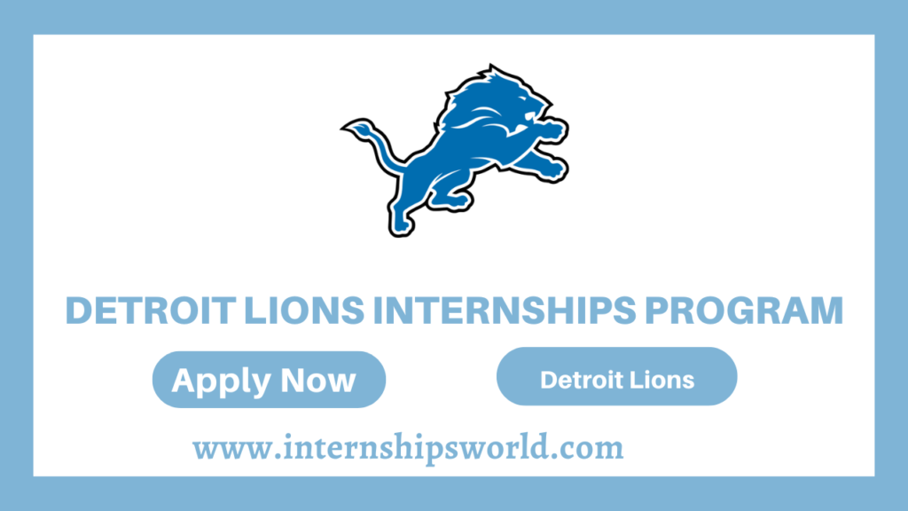 Detroit Lions Internships Program