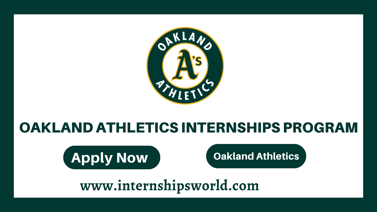 Oakland Athletics Internships Program
